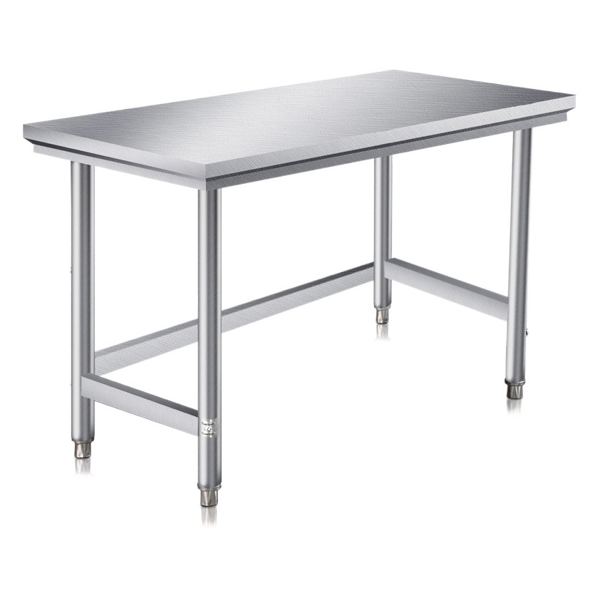 Factory direct single-layer stainless steel workbench kitchen console household commercial table rectangular countertop desk