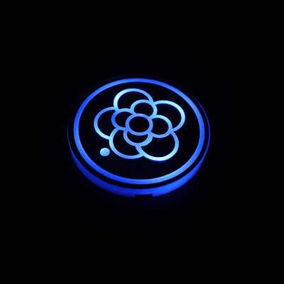 Coaster, Colorful Water Coaster, Anti-slip mat - tea-flower