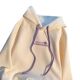 Girls' Sweatshirt Autumn and Winter New Children's Spring and Autumn Mid-Big Children's Western Style Letter Long Sleeve Hooded Trendy Children's Casual Coat