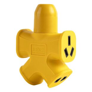 Wholesale pure copper 10-hole socket high power 4000W large word plug engineering construction site row plug drop-resistant wireless wiring board