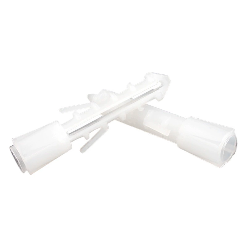 Прямая Продажа с фабрики белой эластичной заглушки PE пластиковая резина с отверстием в форме рыбы M5M6M8 винтовая Расширительная трубка без оправы резиновые частицы
