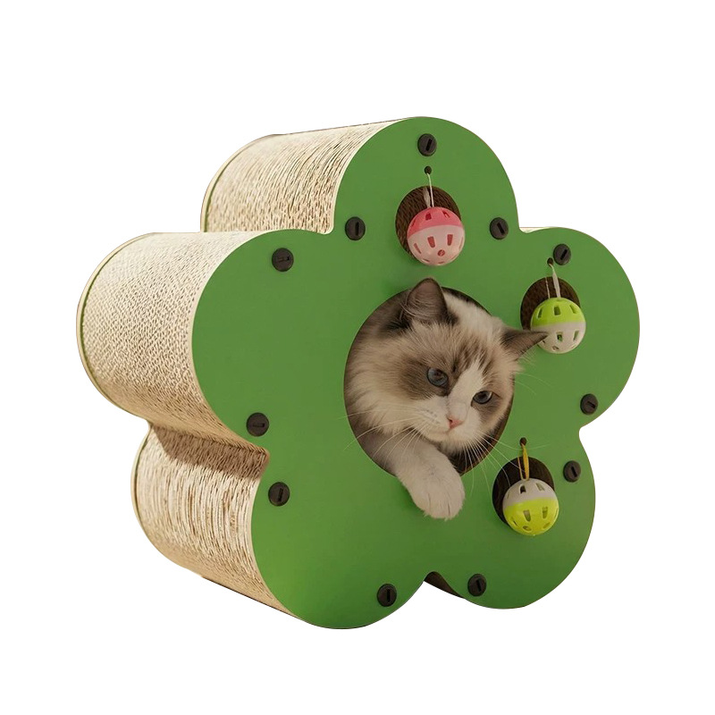 Flores para gatos placa de agarre resistente al desgaste no descascar gato nido todo en uno afilador de garras juguete para gatos auto-hi alivio de aburrimiento vertical gato escalada marco