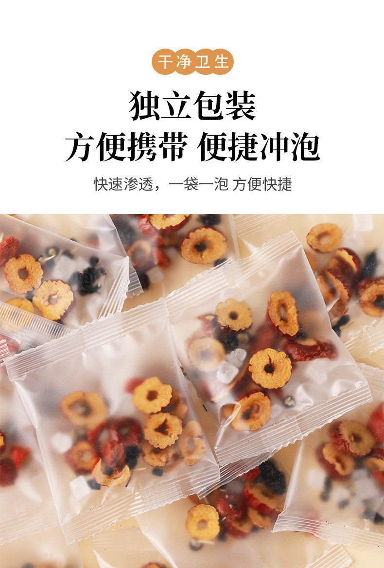 Mulberry Goji Berry Tea Sang Shen Gou Qi Tea 8g x 30 Bags Daily Wellness Brew in use