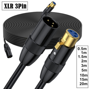XLRƽ�⿨�z��ĸ3-Pin���ԒͲ�����������{��̨����Ҽ��~�B�Ӿ�
