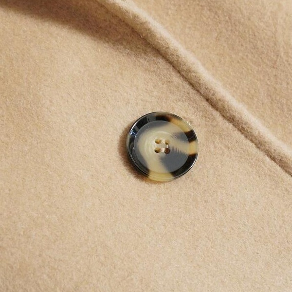 Long double-sided beige coat