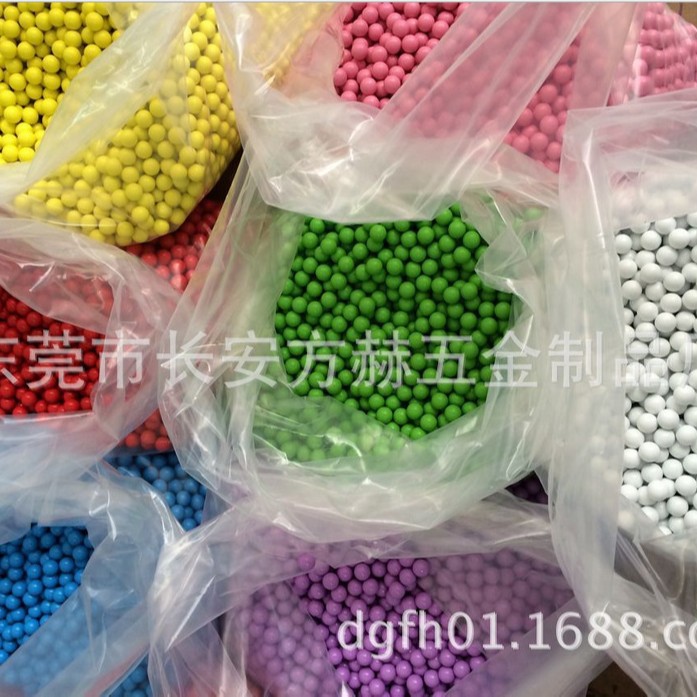 批发6.0 7.0 8.0 10.0 12.0  彩色烤漆钢珠 彩色钢球 铁珠 实心珠