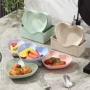 家用心形塑料垃圾碟子