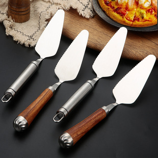 304 Stainless Steel Cake Shovel Triangle Pizza Shovel Knife Kitchen Western Food Creative Butter Cheese Knife Baking Gadgets
