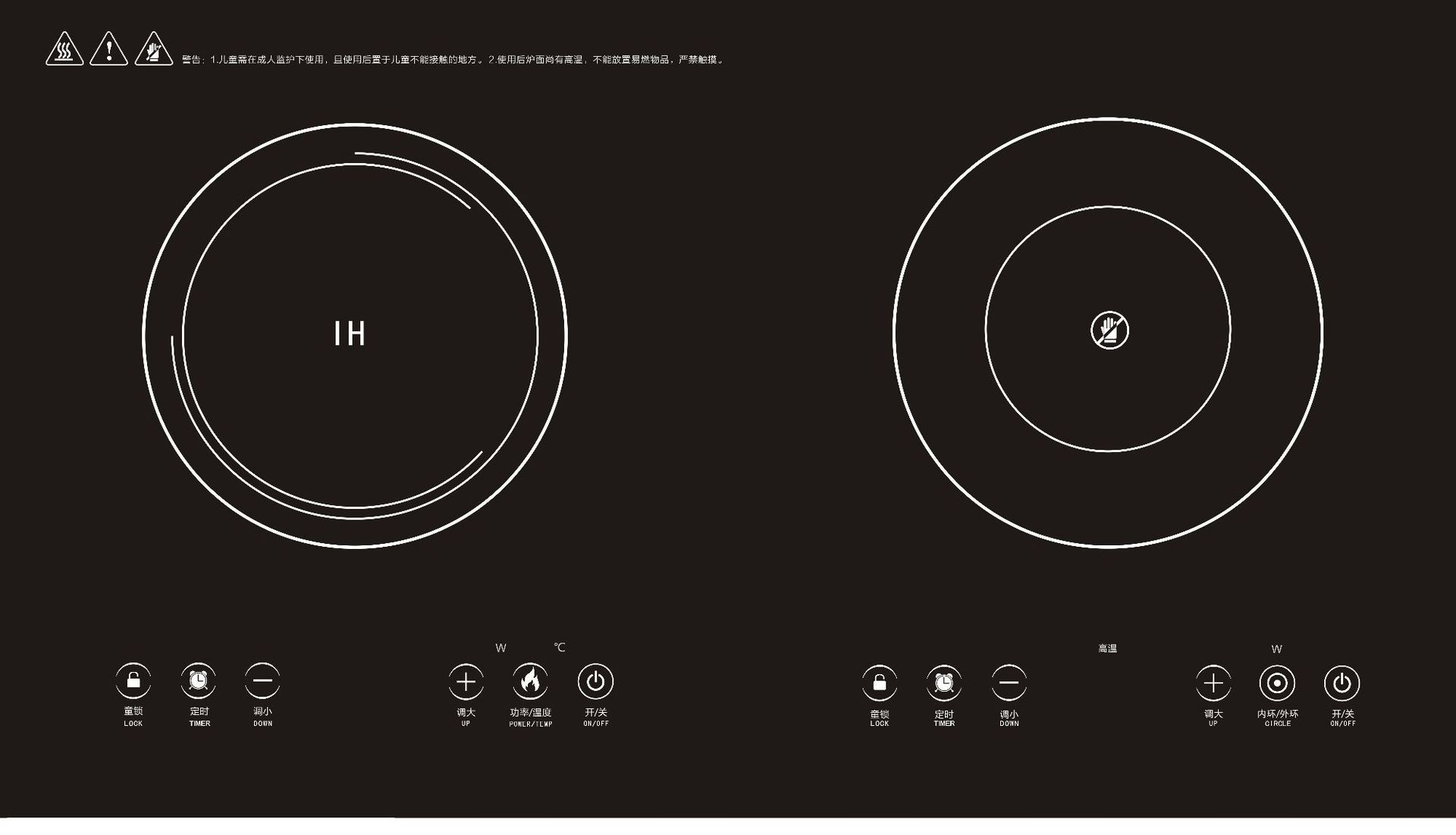 双头炉电磁炉电陶炉