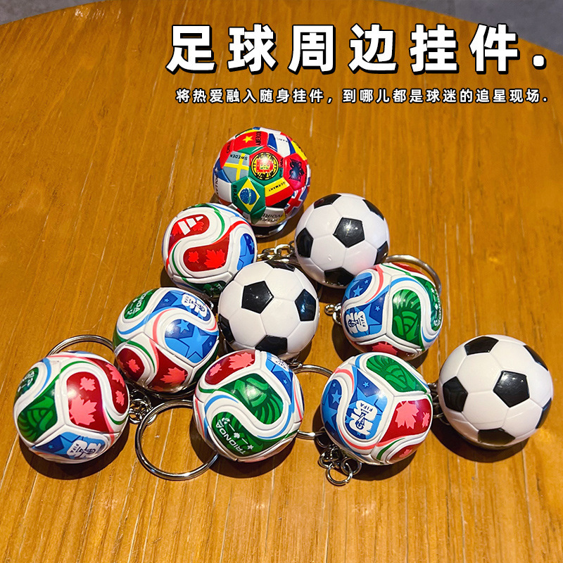 2026 United States, Canada, and Mexico World Cup Simulation Football Keychain Pendant Car Bag Ornament Fan Souvenir Gift 2026 United States, Canada, and Mexico World Cup Simulation Football Keychain Pendant Car Bag Ornament Fan Souvenir Gift