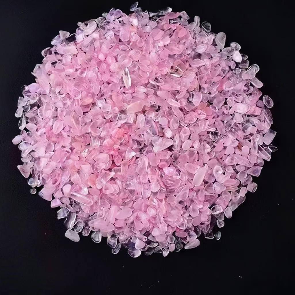 粉水晶碎石3-5mm / 100g