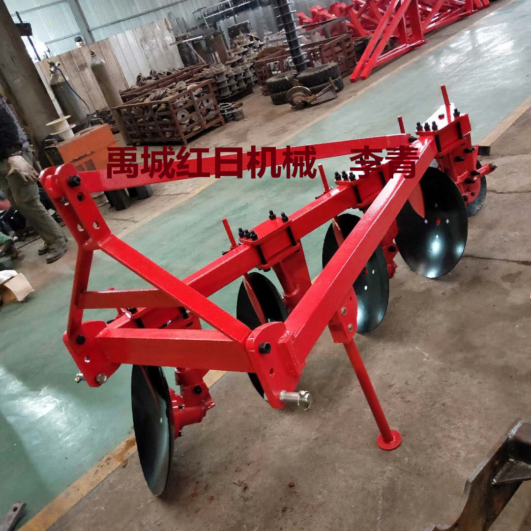 4片圆盘犁     带刮刀重型管子犁     耕整机械圆盘犁厂家
