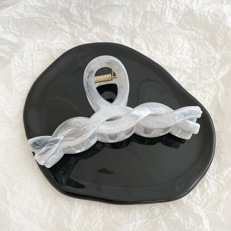 Gran clip de tiburón esmerilado acrílico simple horquilla tocado volumen gran horquilla de alto grado accesorios para el cabello al por mayor