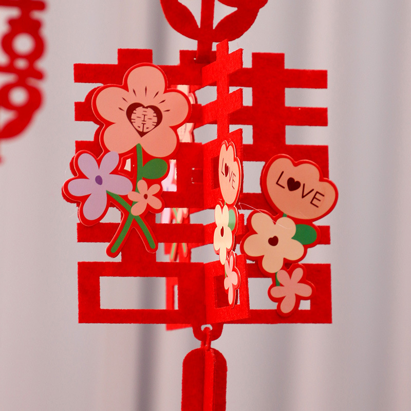 2025 nuevo diseño de la sala de estar boda techo de boda flor de decoración techo de boda rural nueva casa set