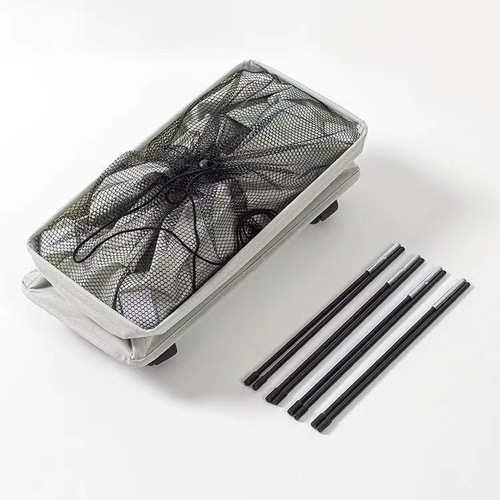 Oxford cloth single grid dirty clothes basket clothing storage box can be used to store sundries in the bedroom.