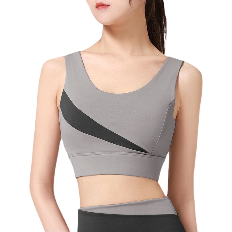Juyitang nuevo desmontable de una sola pieza de alta resistencia a prueba de golpes push-up belleza espalda fitness yoga ropa interior deportiva