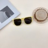 Children's matte retro fashionable trend sunglasses, sun protection cream suitable for men and women, UF-protection