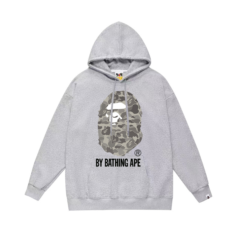 BAPE猿の頭の潮のブランドの片面のプリントは帽子の衛衣の秋冬の新型のヒップホップの潮流の男女の同項の純綿になります。|undefined
