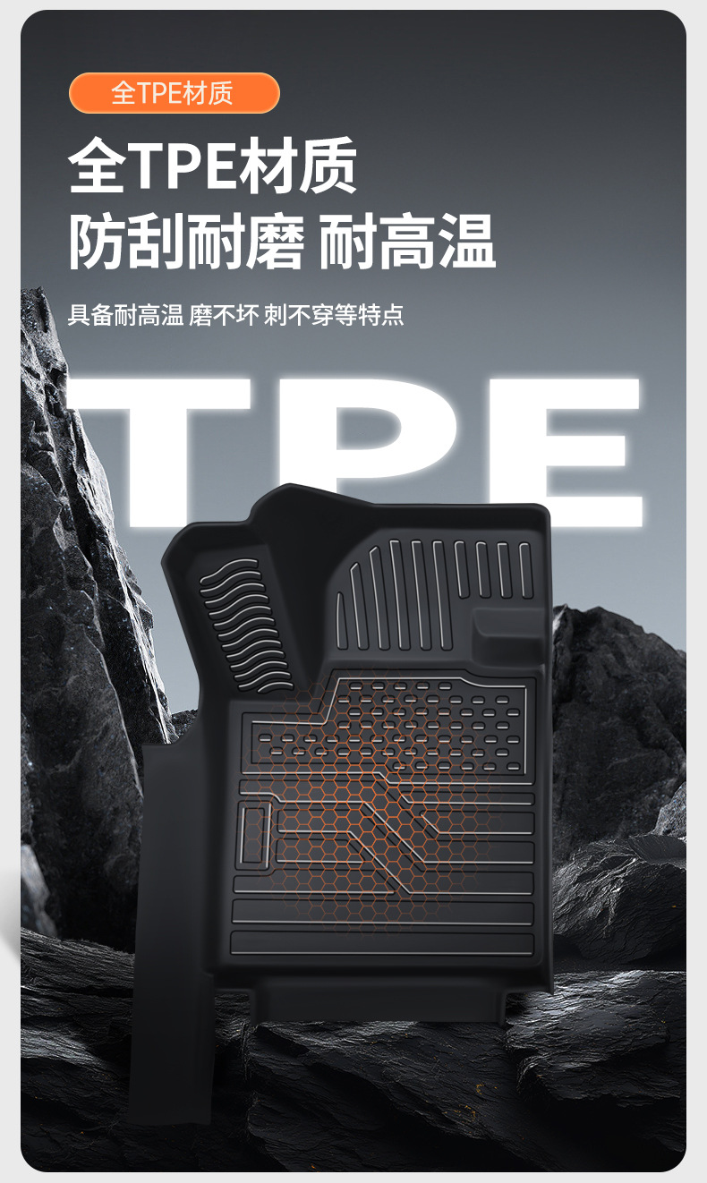 Tpe Door Sill Covers for Mg Mg4, 26 Models, Mg Mg4 Pure Electric Full Surround Car Floor Mats for Modification and Decoration
