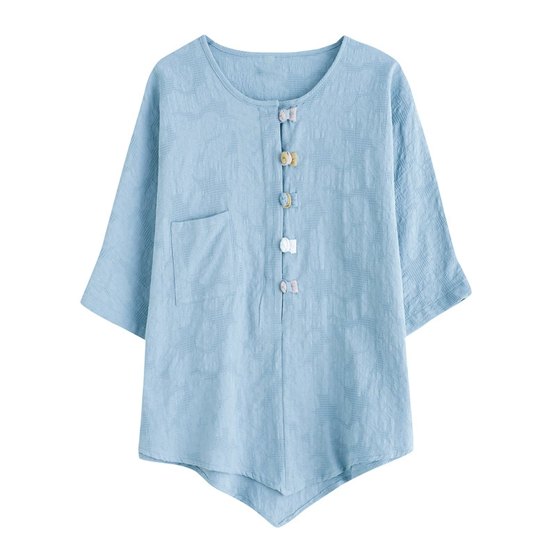 Retro thin summer T-shirt, with short sleeve