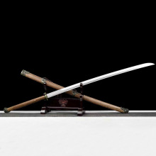 龙泉市刀剑中华苗刀锰钢双手长刀戚家刀龙泉镇宅宝剑绣春刀未开刃