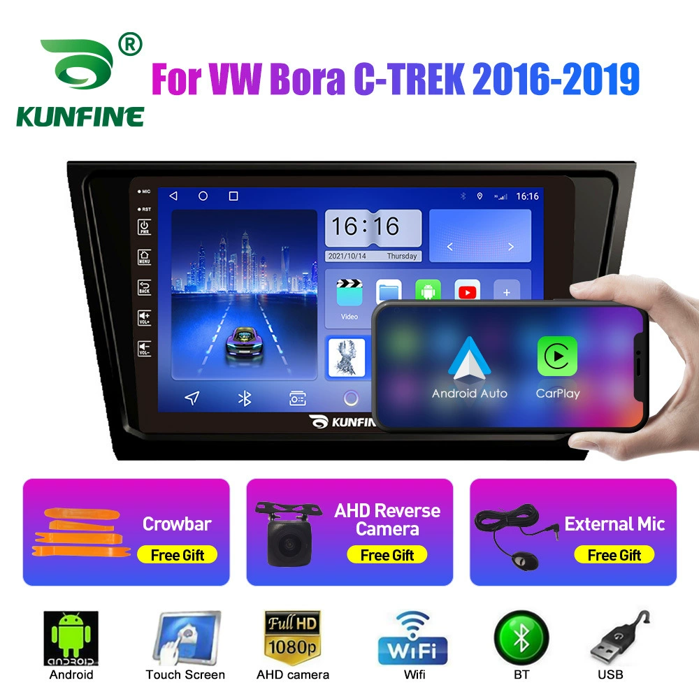 Подходит для Volkswagen 2016-2019 Android автомобильный навигатор, GPS, камера заднего вида, универсальный мультимедийный блок