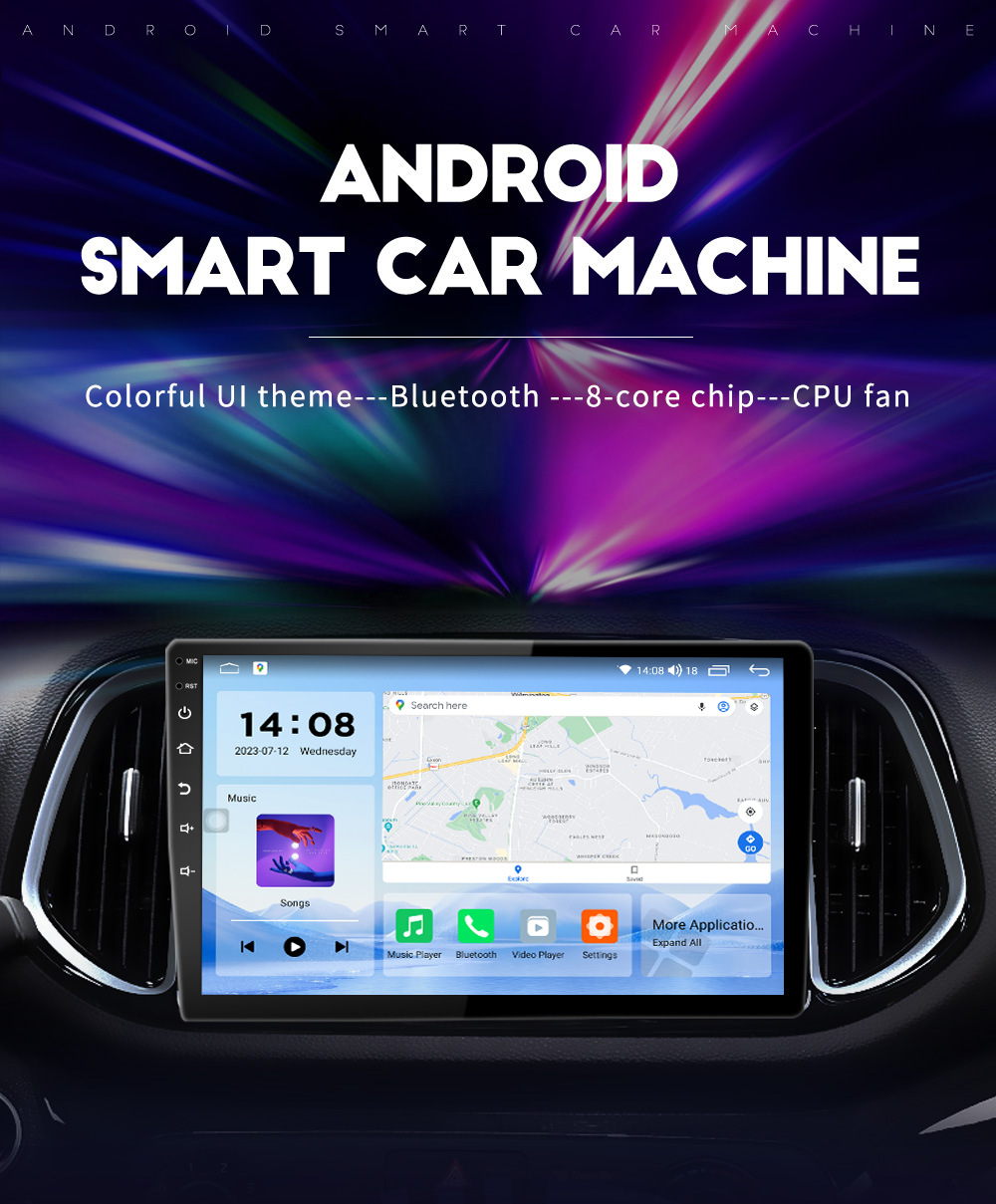 Dingwei Ts10 Host 7/9/ 10inch Large Screen Versatile Frame Universal Android Navigation Machine Car Gps Navigation