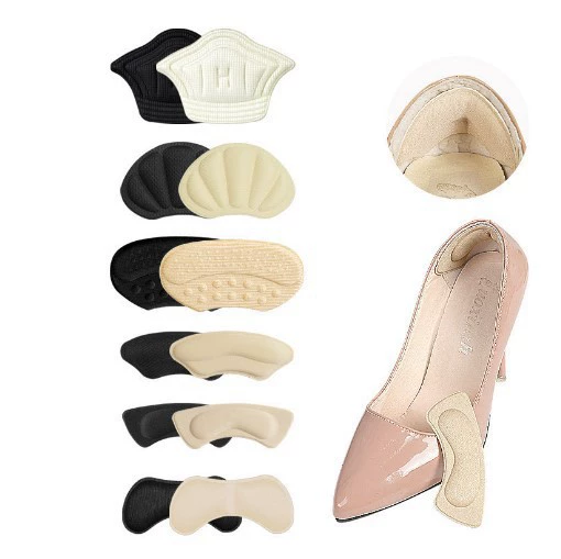 Наклейки на каблук спортивной обуви в торговом стиле, туфли на высоком каблуке, мягкие невидимые наклейки на каблук, предотвращающие износ и падение, режущиеся и регулируемые стельки.