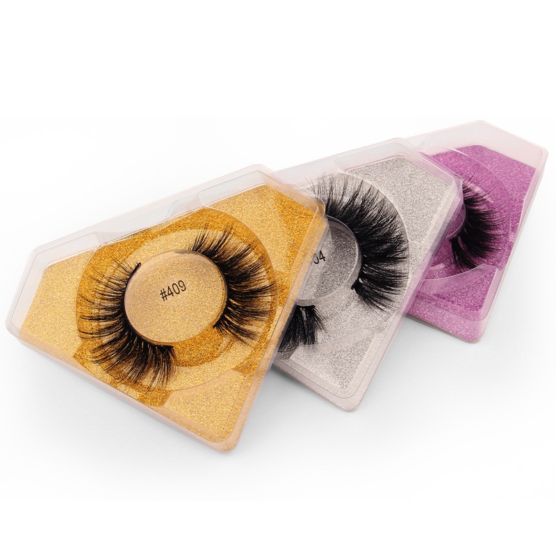 10 Pairs Mixed  Thick Soft Natural Artificial Mink Hair False Eyelashes display picture 2