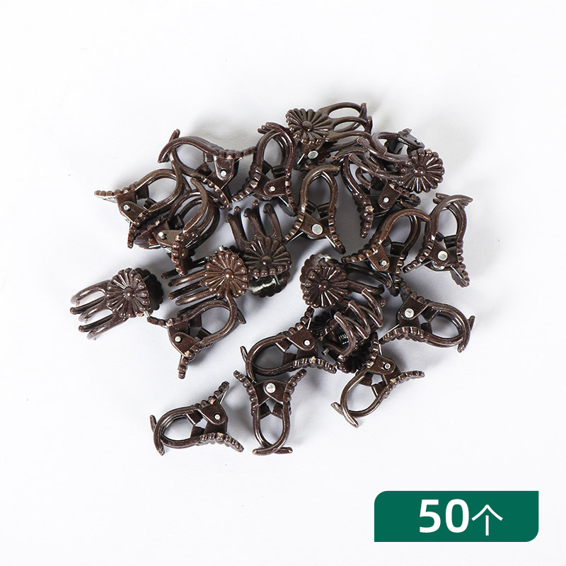 50 clipes marrons