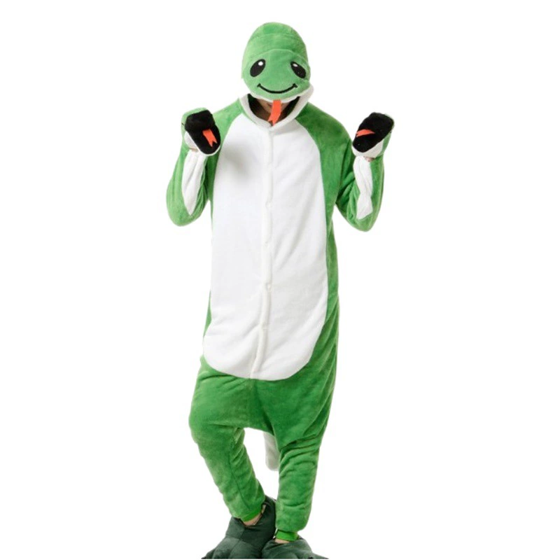 Осенне-зимняя детская пижама с милым мультяшным медведем, сиамская Пижама, Чеширский кот, огненный дракон, мужская и женская парная Домашняя одежда, фланель