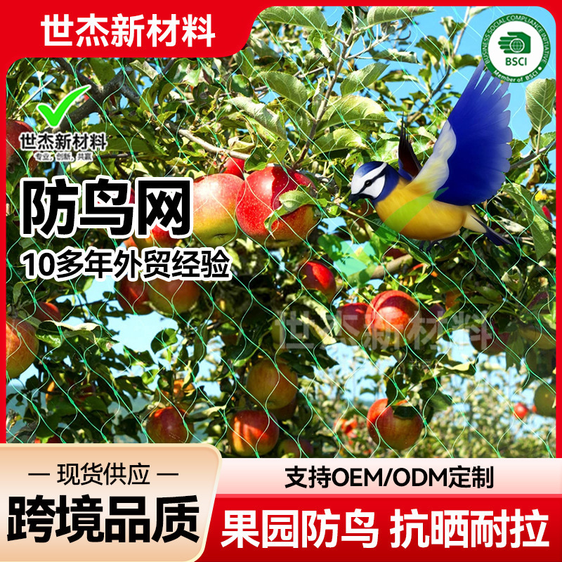 Bird net防鸟网花园保护网聚乙烯pe植物网罩果树菜园拦鸟网
