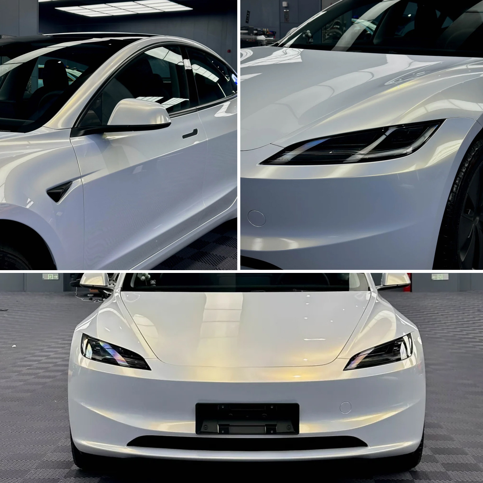 Cross-Border Supply of High-Quality Tpu Color-Changing Film Ppf, White to Gold Car Color-Changing Protective Film, Anti-Scratch and Self-Healing