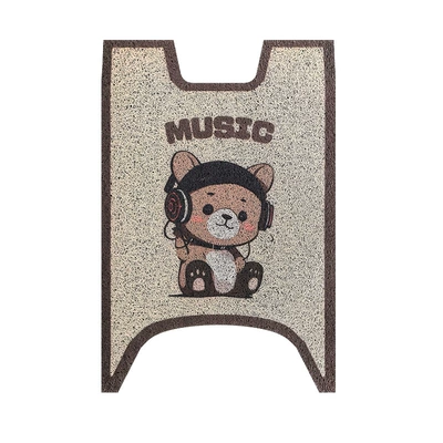 Electric vehicle foot mat Foot Mat Pvc Wire Loop - music-bear-mavericks-fs-wind-speed-version