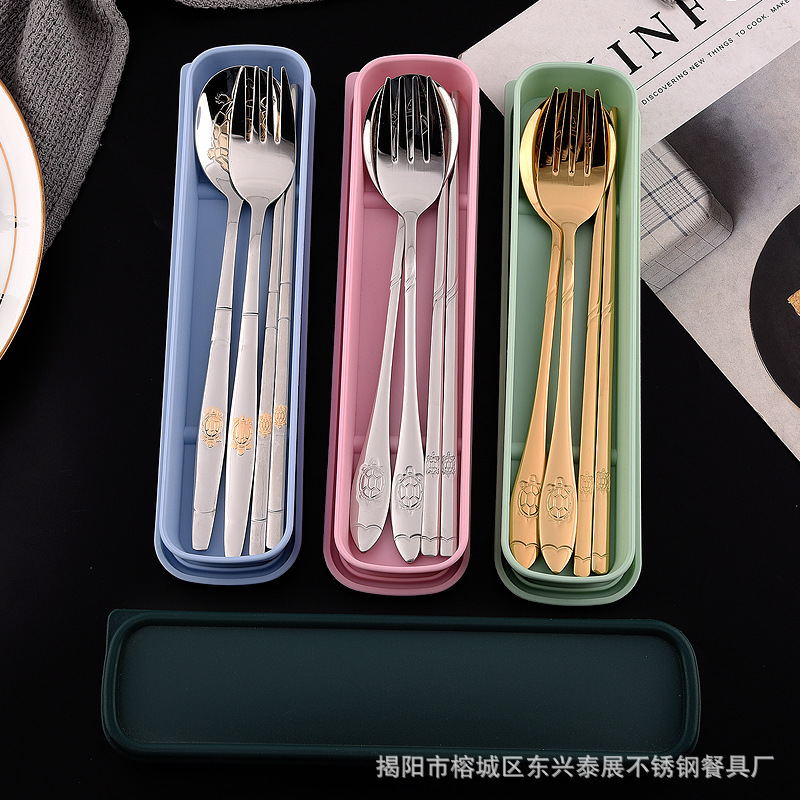 Festive Gift Set, Birthday Gift Set for the Elderly, Longevity Turtle Spoon and Chopsticks Set, Portable Tableware, Laser logo Festive Gift Set, Birthday Gift Set for the Elderly, Longevity Turtle Spoon and Chopsticks Set, Portable Tableware, Laser logo