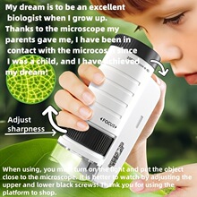 N 74750 Kids portable microscope experiment set ��ͯ��Я��΢