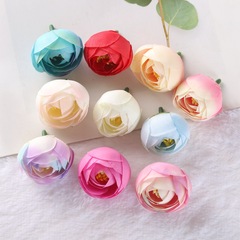 4cm Artificial Tea Rose Buds Small Rose Buds Rose Heads Wedding Corsage Wrist Flowers Small Tea Roses Fake Flower Accessories