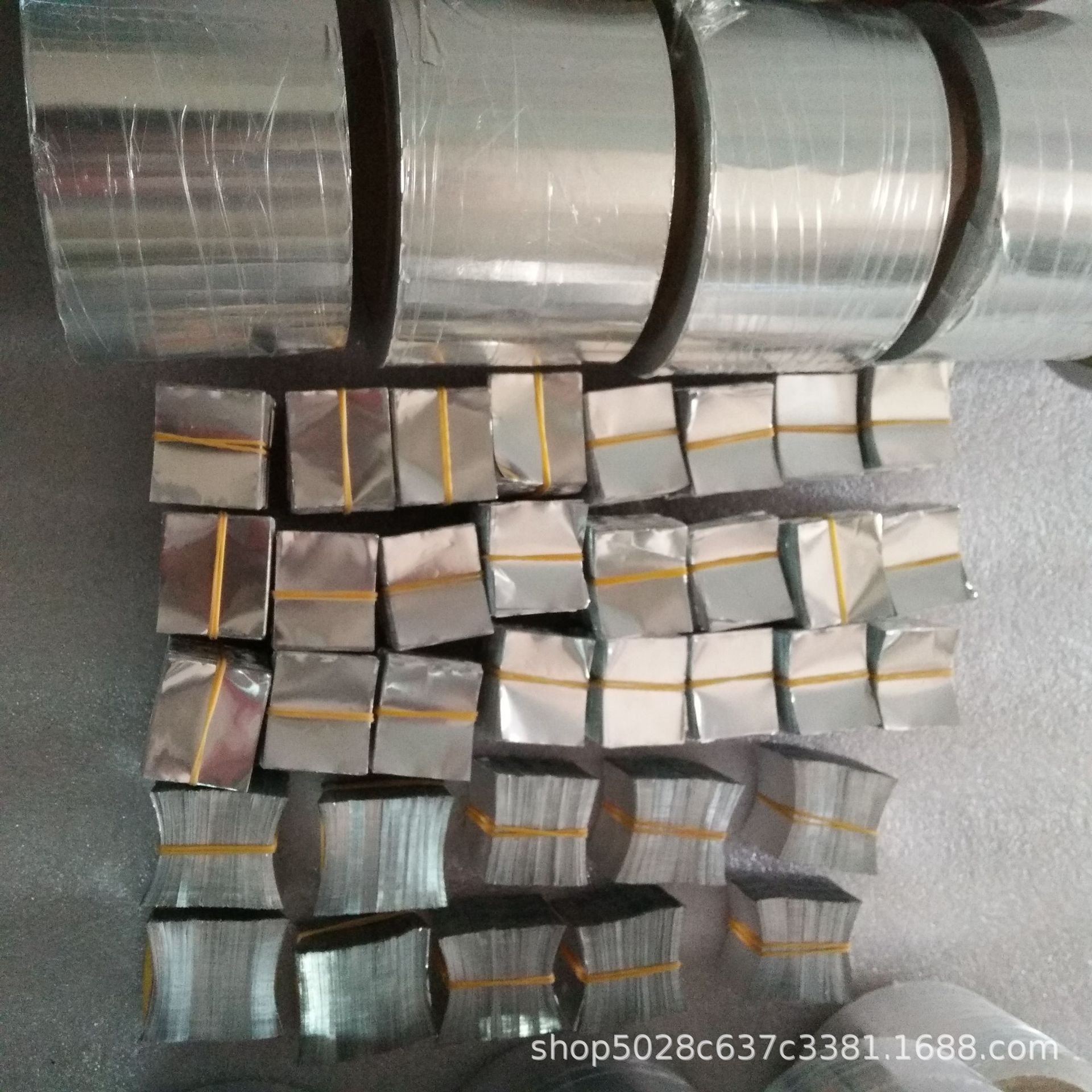 厂家供应NFC屏蔽纸 防RFID扫描卡套专用纸 防撕防水覆膜铝箔纸