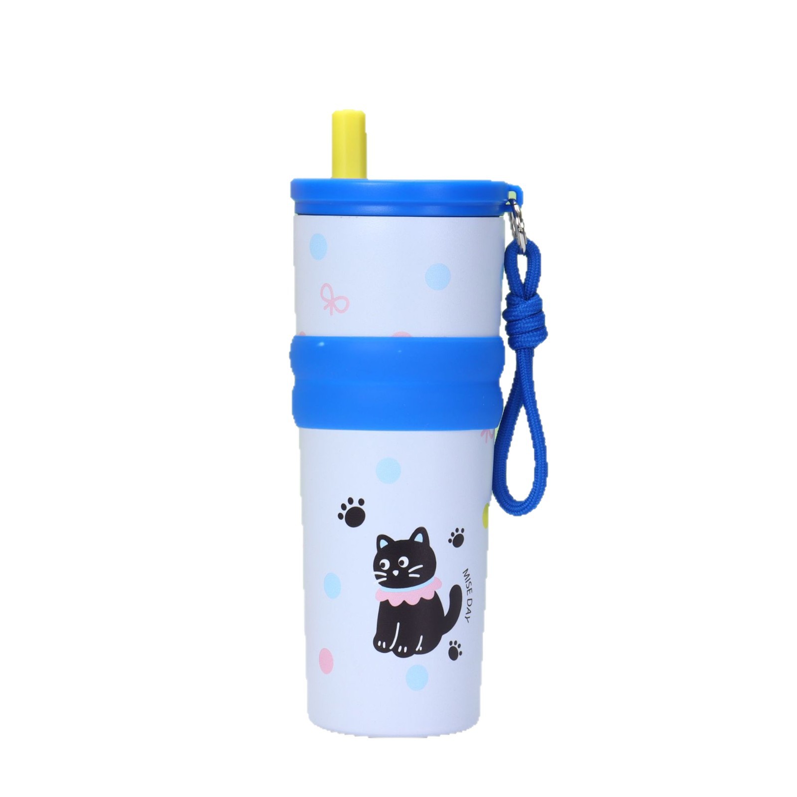 New Stylish High-Capacity Portable Coffee With Handle And Straw, Top Quality Thickened 304 Stainless Steel Insulated Cup_voghion.com