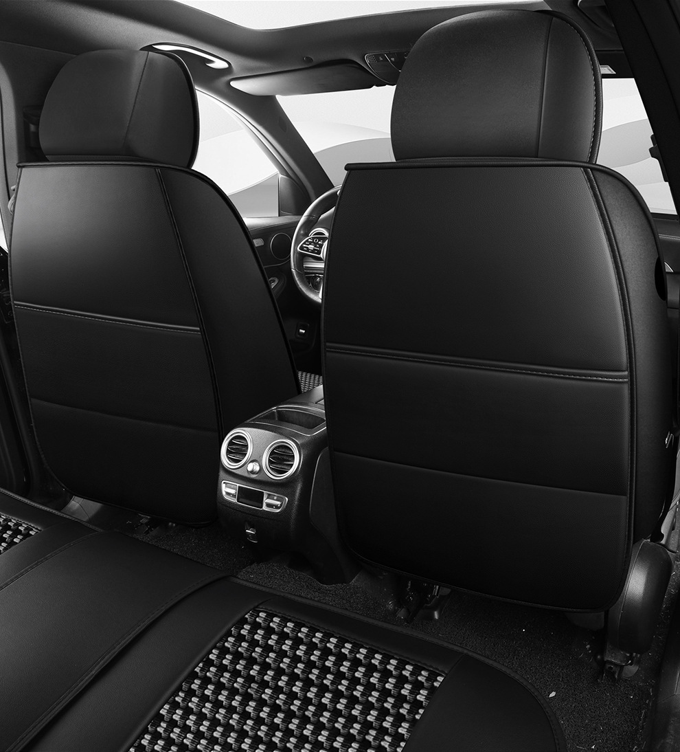 25 Years New Breathable Leather Ice Silk All-Inclusive Four-Season Universal Car Seat Cushion Seat Cover Manufacturer Wholesale Cross-Border