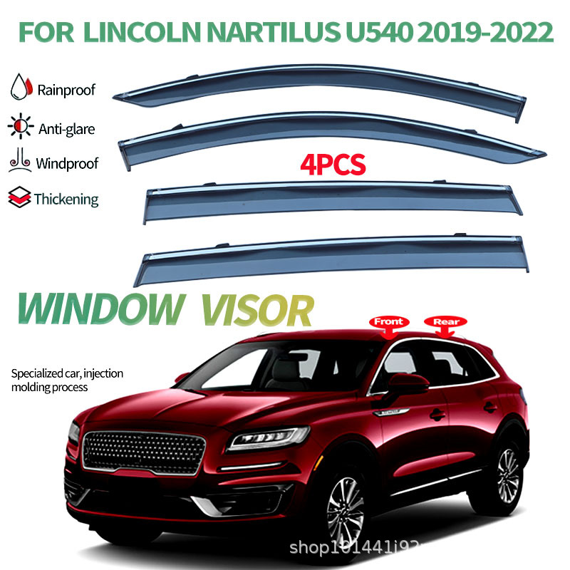 Suitable for Lincoln Navigator Rain Shield and Window Visor Nautilus 2019-2022