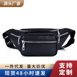 外贸新款时尚PU腰包女轻便逛街手机胸包ins风运动休闲斜挎小背包