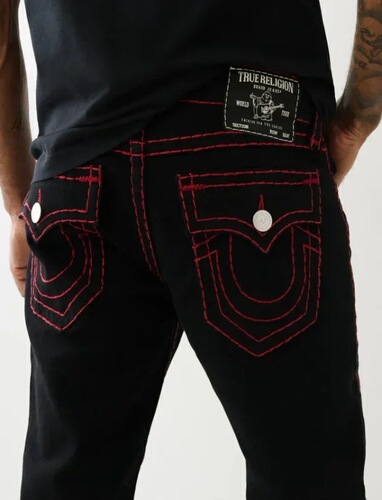 Y2K 90's True Religion Low Rise Super T Bootcut Flared Cross-border