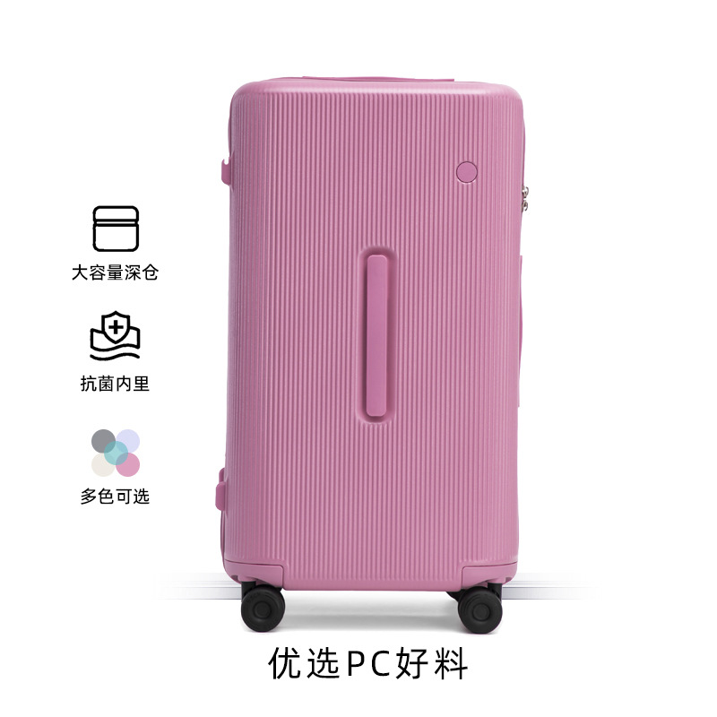Stylish and high-quality PC suitcase for women, large capacity, 2026 new model, durable and sturdy, with a password lock, suitable for both men and women