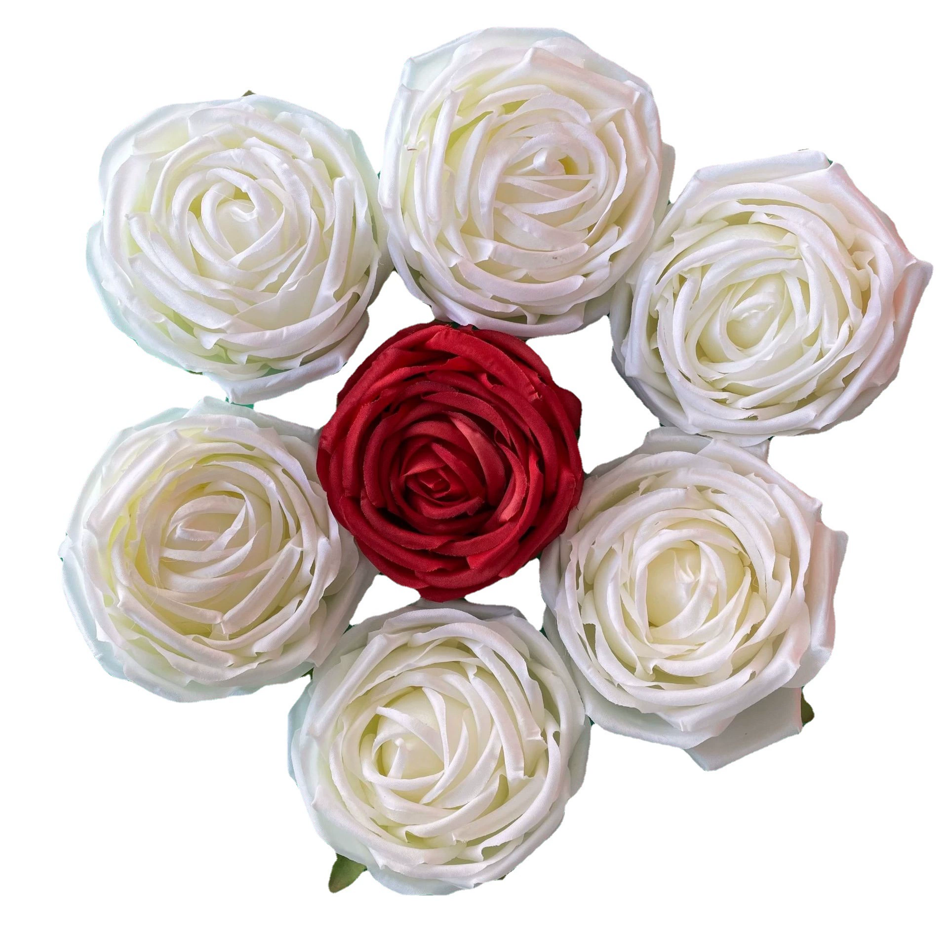  handmade simulation rose head wedding fake rose plant wall DIY rose simulation flower wholesale