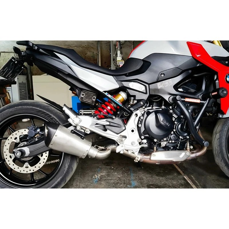 Motorcycle F900Xr Exhaust Pipe Front Section F900R Modified Stainless Steel Middle Section and Tail Section Exhaust Set 20-24