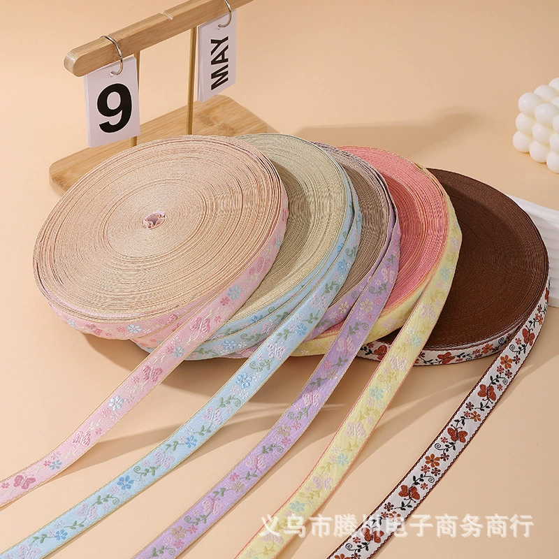 Новый стиль спот 2CM свежий маленький цветок бабочка лента этническая одежда украшения кружева аксессуары заколки аксессуары для волос оптом