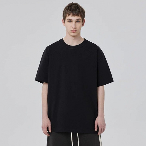 320g cotton heavy basic short-sleeved T-shirt for men and women, couples, the same American high street half-sleeve fashion brand base shirt