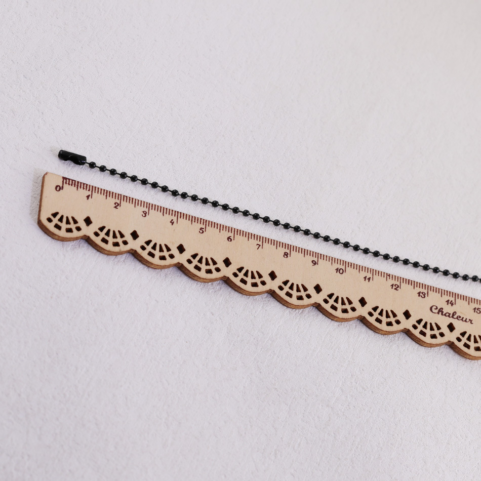 Cadena de cuentas negras Cadena de etiquetas 2,4mm Yong Cadena de cuentas negras cadena de hierro cadena antirrobo Cadena de joyería