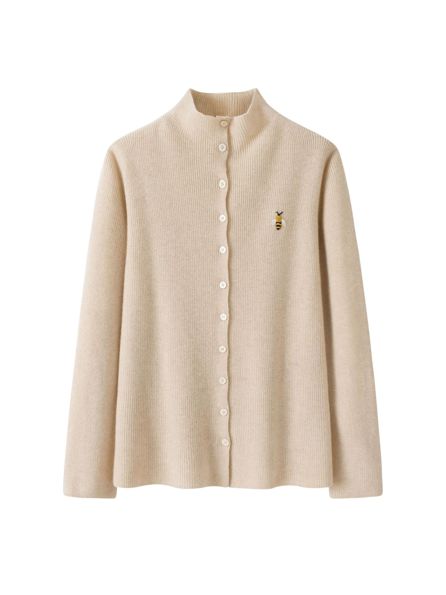 Demi-season fashionable cashmere knitted cardigan